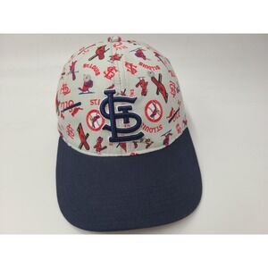 St Louis Cardinals Hat Adjustable World Champions Strapback MLB All Over Print